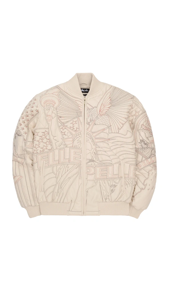 Pelle Pelle America Quilted Leather Jacket