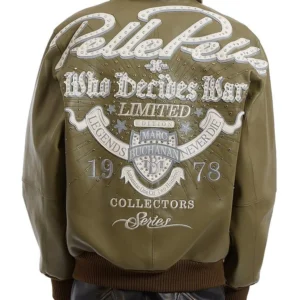 Who Decides War x Pelle Pelle Greatest Of All Time Leather Jacket view 2