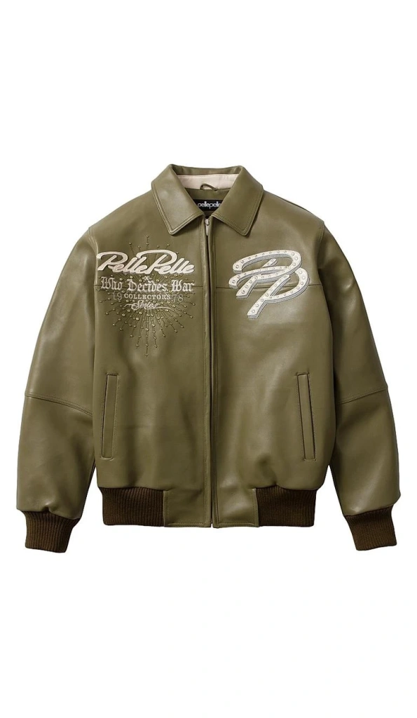 Who Decides War x Pelle Pelle Greatest Of All Time Leather Jacket