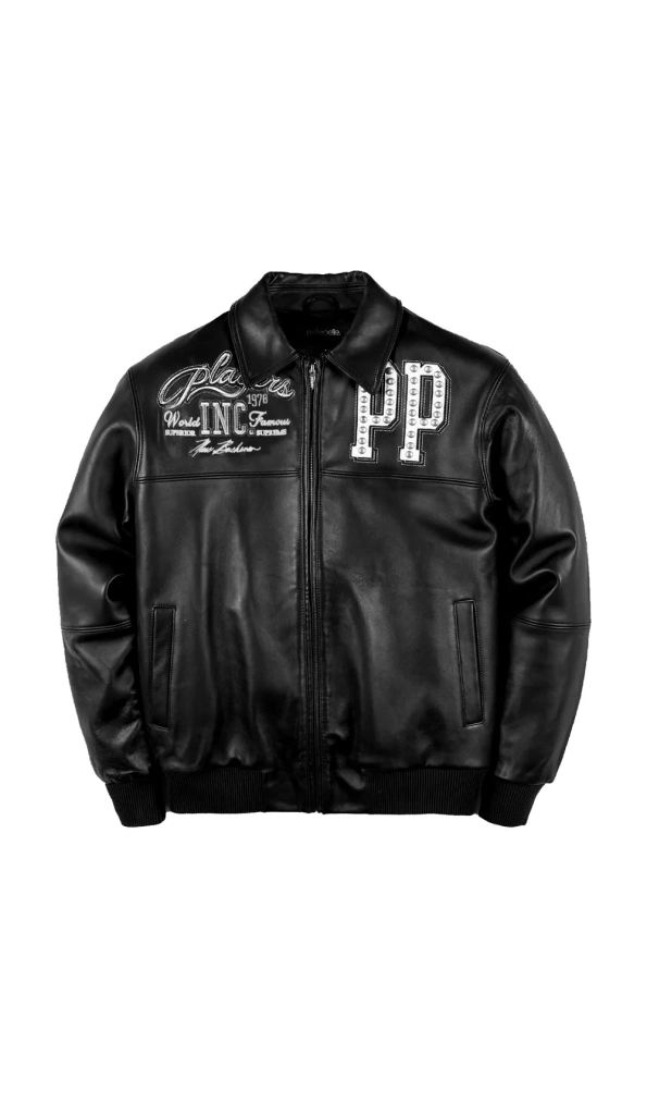 Pelle Pelle Players Inc Black Leather Jacket
