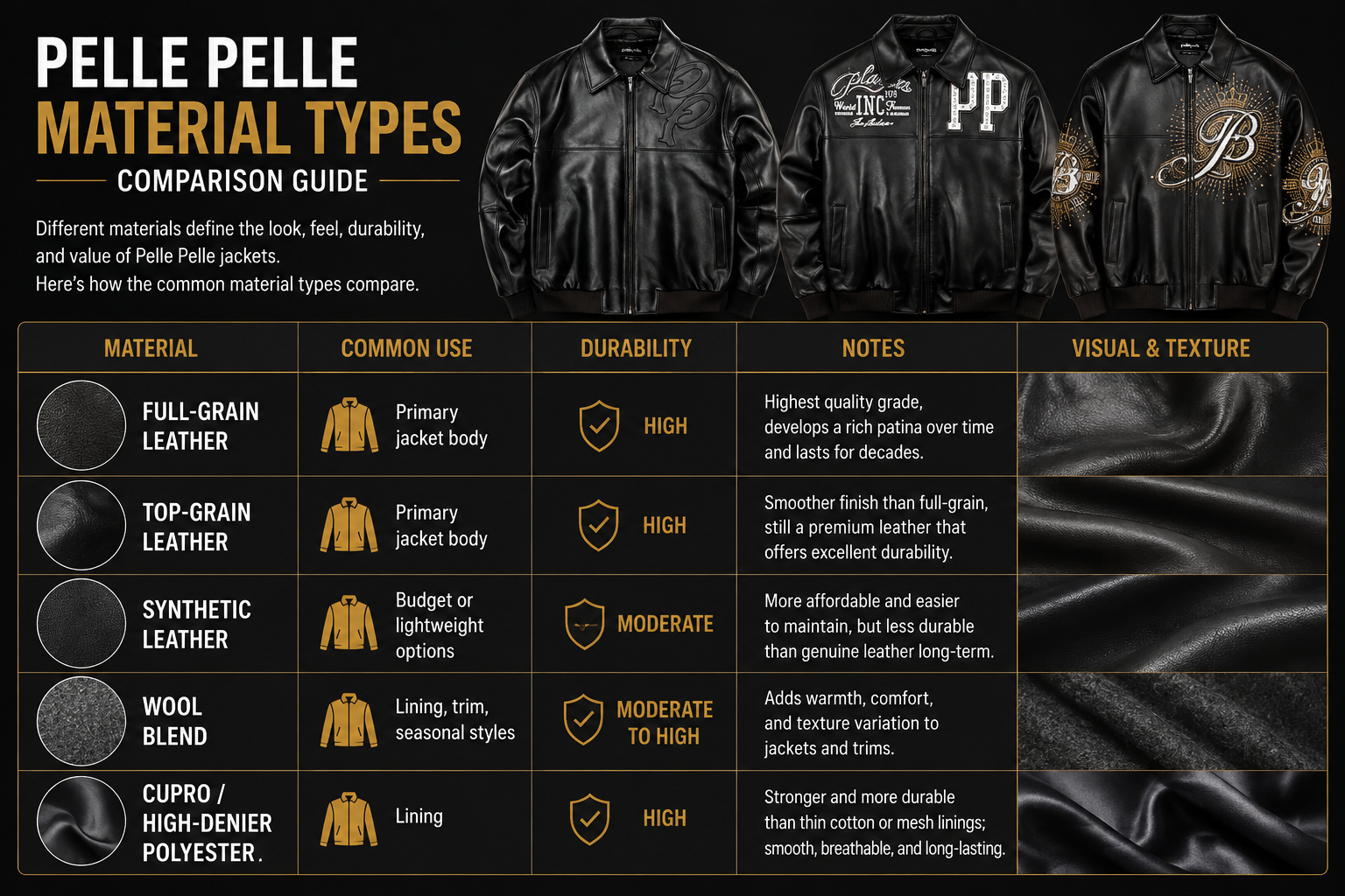 What Materials Does Pelle Pelle Use? Complete Guide 26 Pelle Pelle Jacket