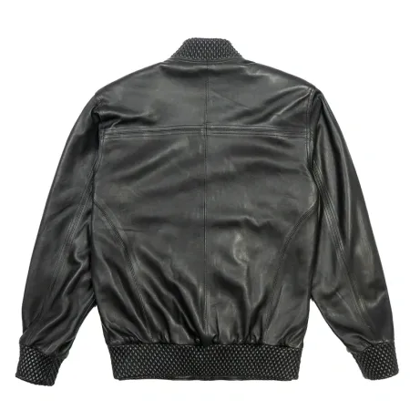 Black pelle pelle leather jacket best sale